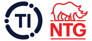 NTG + TI logo image lockup